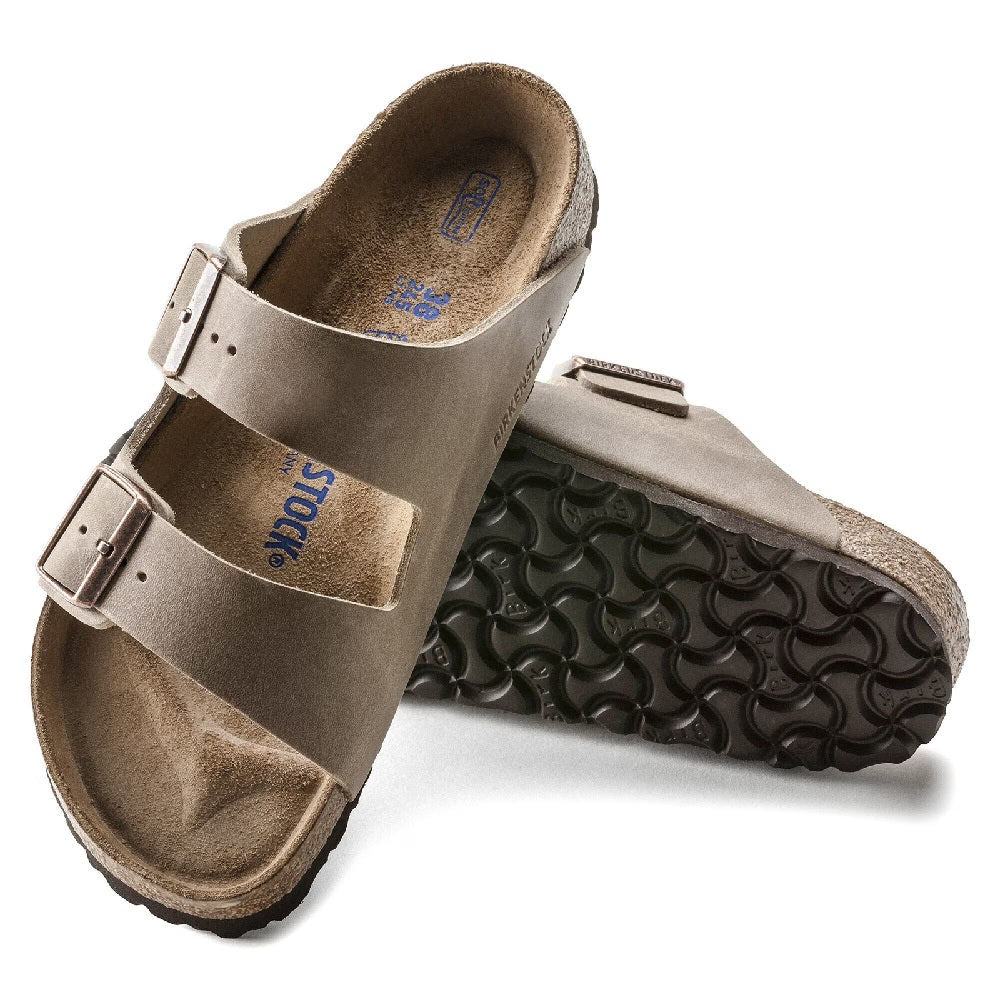 Unisex Birkenstock Arizona Soft Footbed Narrow Fit Toba Brown (0552813)