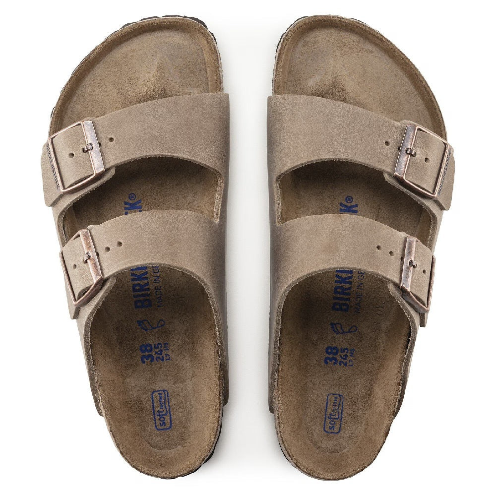 Unisex Birkenstock Arizona Soft Footbed Narrow Fit Toba Brown (0552813)