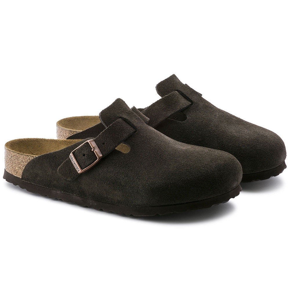 Unisex Birkenstock Boston Soft Footbed Narrow Fit Mocha (0660463)
