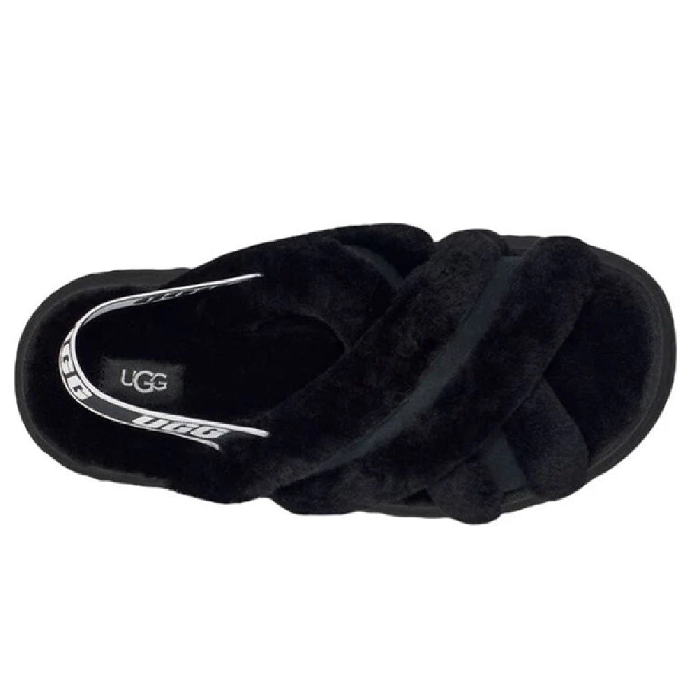 Women's UGG Disco Cross Slide Black (1121550-BLK)