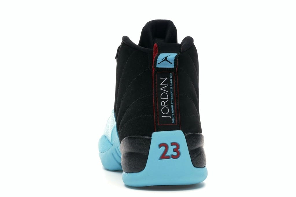 Air Jordan 12 Retro Gamma Blue Black Gym Red Sneakers Size 130690-027