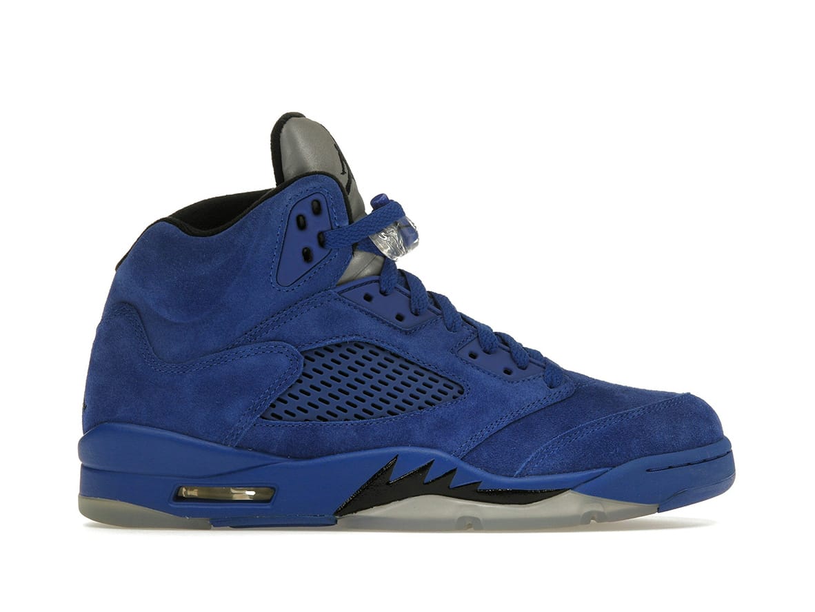 Jordan 5 Retro Blue Suede Sneakers