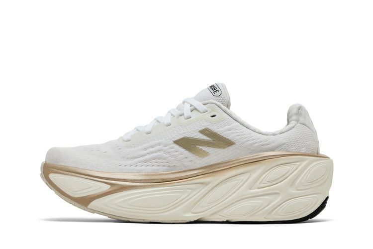 New Balance Fresh Foam X More v5 White Sea Salt Light Gold Metallic (Women's)