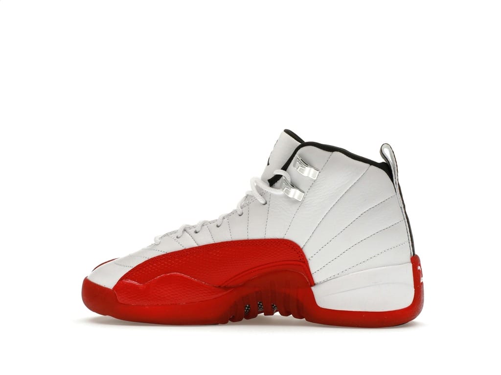 Jordan 12 Retro Cherry (2023) GS (153265-116) White/Black/Varsity Red