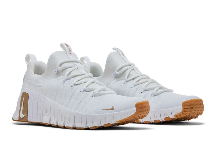 Nike Free Metcon 6 White Gum Light Brown Hemp