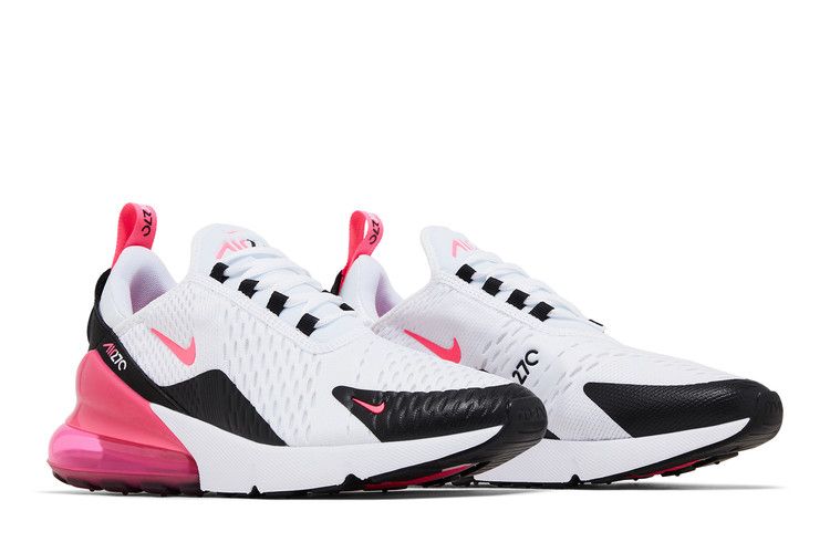Nike Air Max 270 White Black Hyper Pink (Women's)