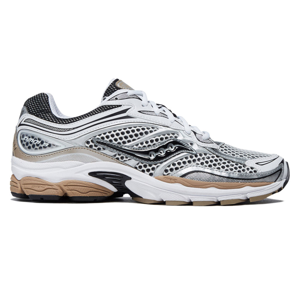 Saucony Progrid Omni 9 Shoes - White/Saddle