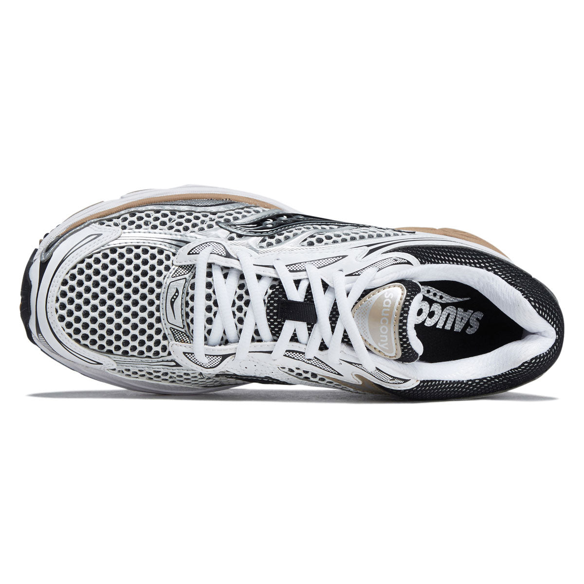Saucony Progrid Omni 9 Shoes - White/Saddle
