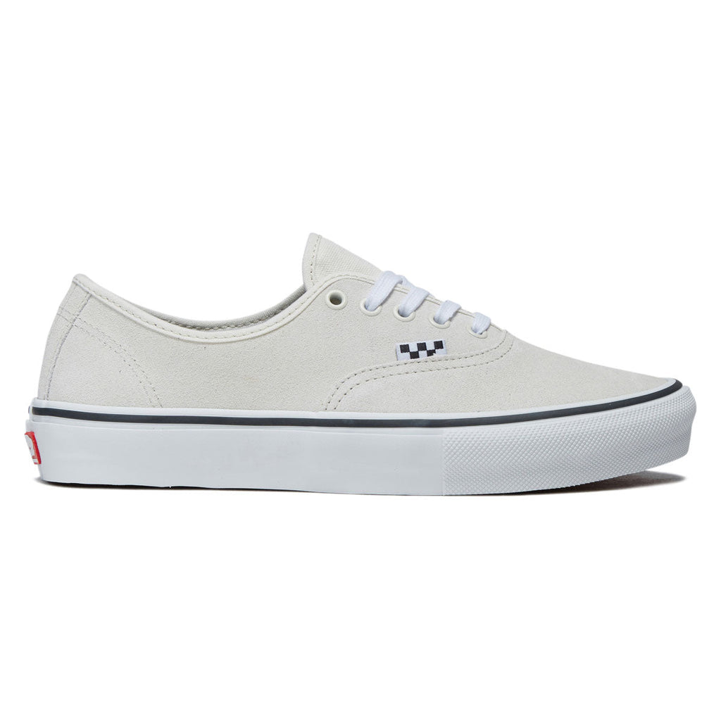 Vans Skate Authentic Shoes - White/Gunmetal