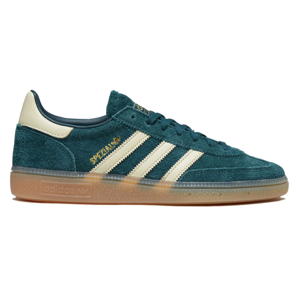 Adidas Womens Handball Spezial Shoes - Rich Green/Warm Vanilla/Gold Metallic