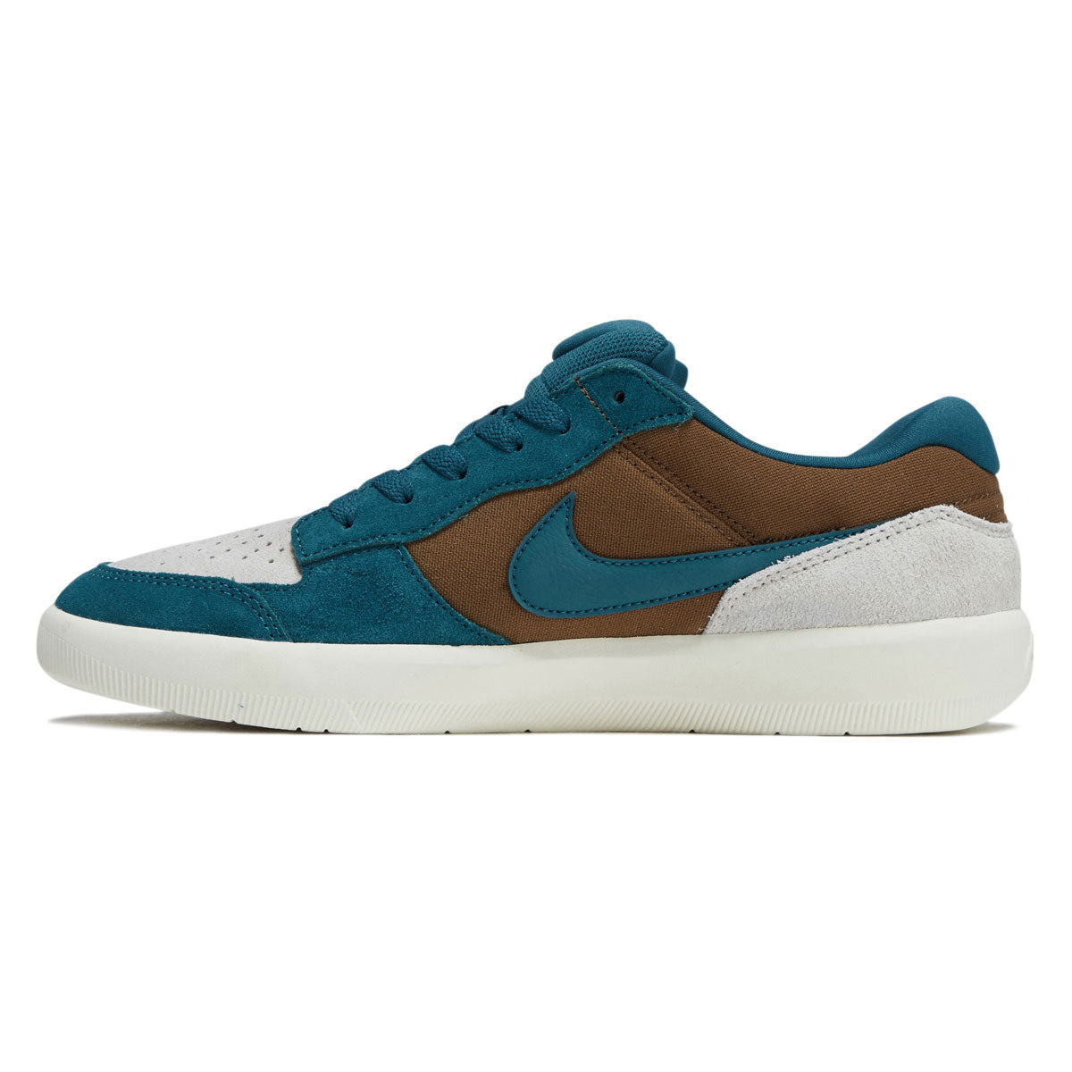 Nike SB Force 58 Shoes - Mosswood Brown/Geode Teal/Light Orewood Brown