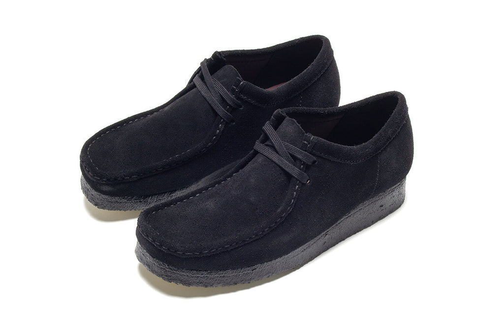 Wallabee Black Suede