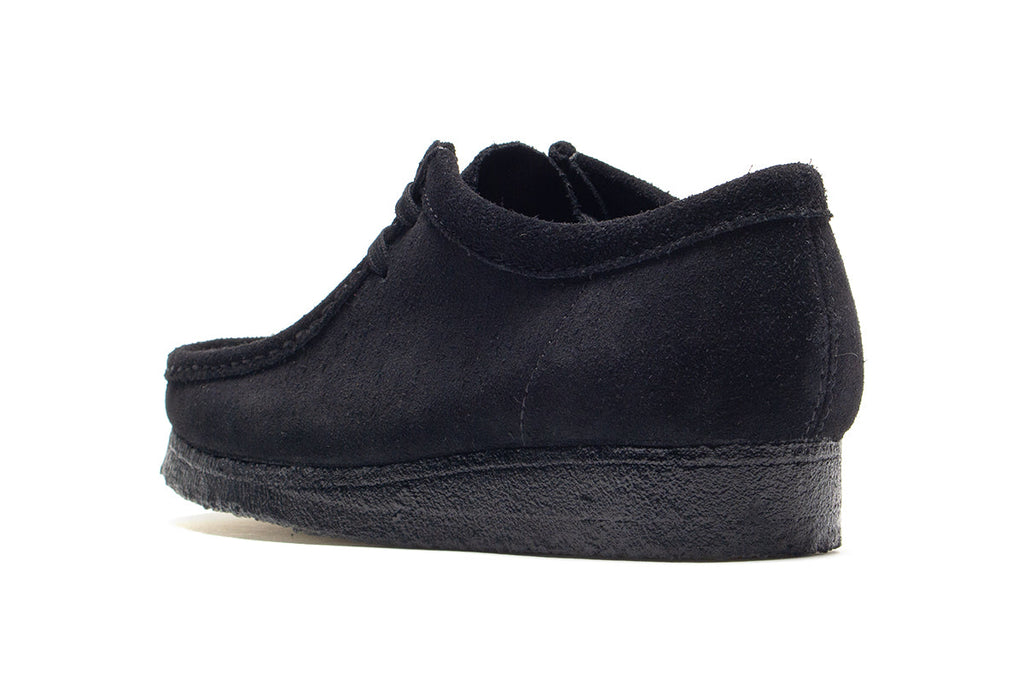Wallabee Black Suede