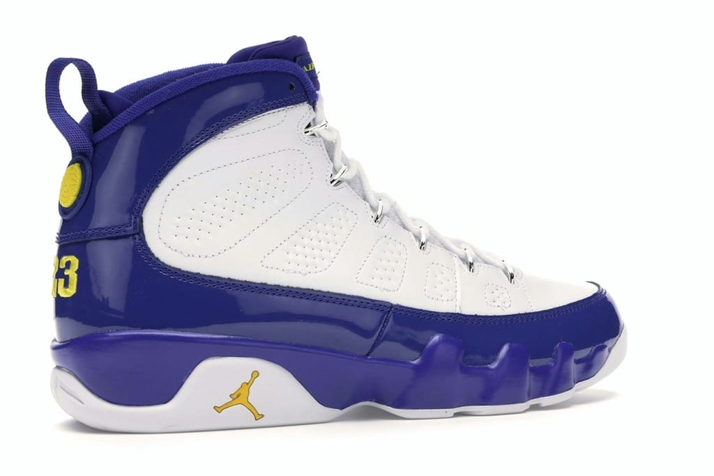 Air Jordan 9 Retro Kobe Bryant PE White Concord Tour Yellow 302370-121