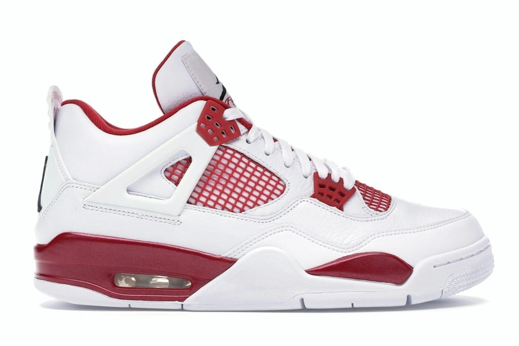 Air Jordan 4 Retro Alternate 89 White Black Gym Red 308497-106