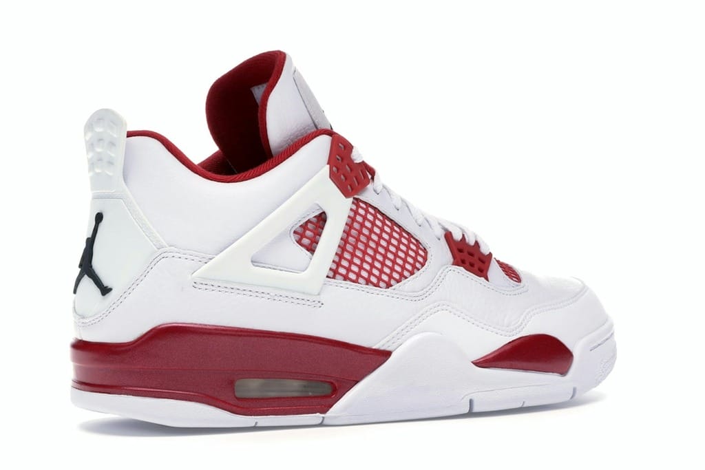 Air Jordan 4 Retro Alternate 89 White Black Gym Red 308497-106