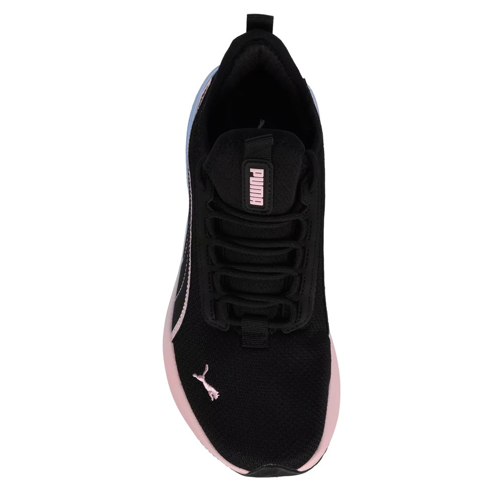 Women's Puma Darter Pro 2 LS Faded MS Wns Black-Pink-Tropic (313936 01)