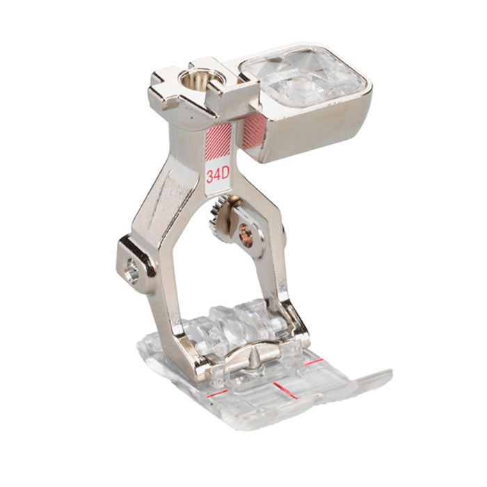 #34D Bernina Reverse-Pattern Foot with Clear Sole and Dual Feed