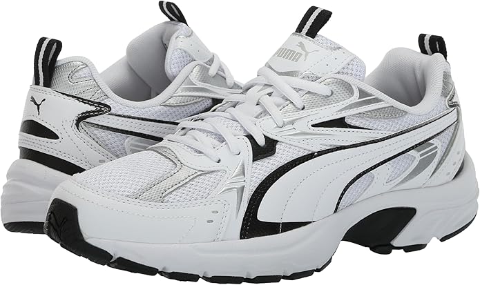 Men's Puma Milenio Tech Puma White-Puma Black-Silver (392322 01)