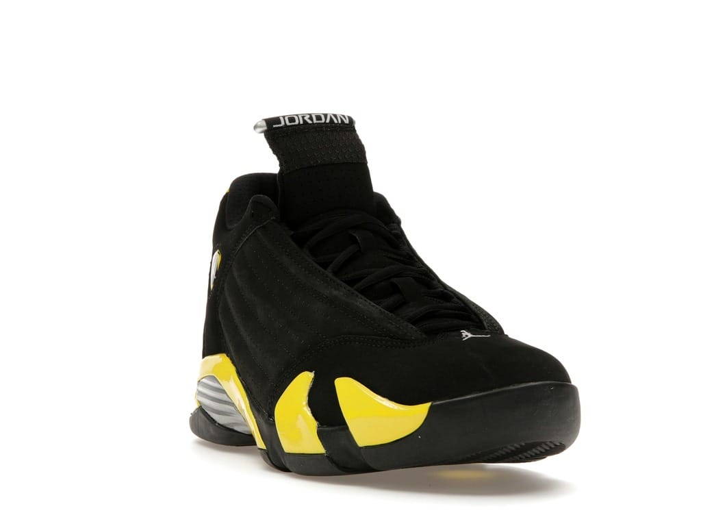 Air Jordan 14 Retro Thunder Black Yellow Sneakers 487471-070