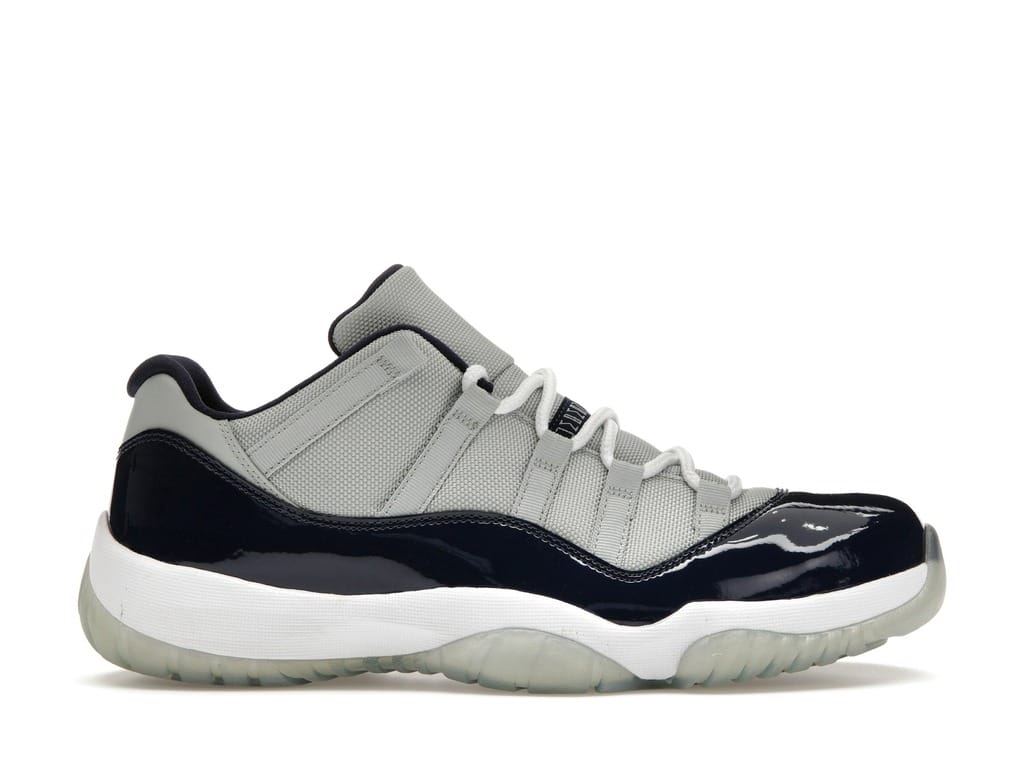 Air Jordan 11 Retro Low Georgetown Grey Mist/White-Midnight Navy 528895-007