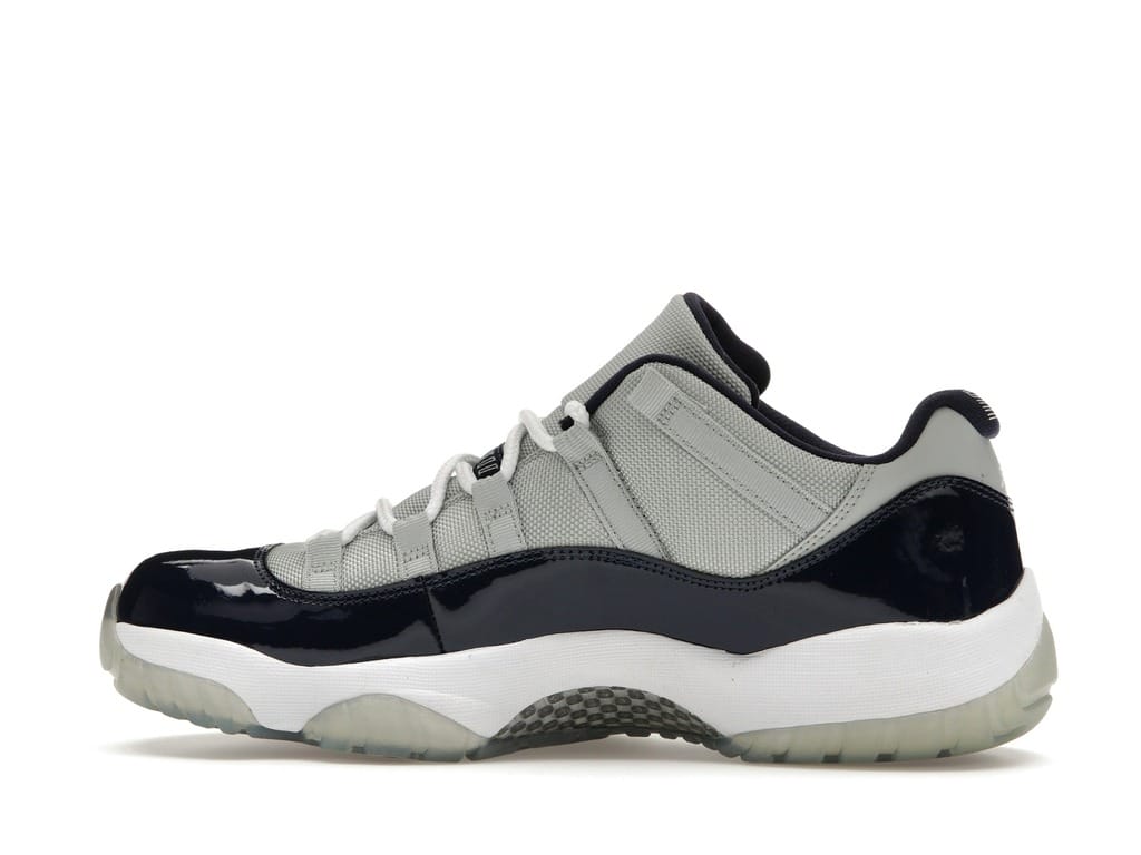 Air Jordan 11 Retro Low Georgetown Grey Mist/White-Midnight Navy 528895-007