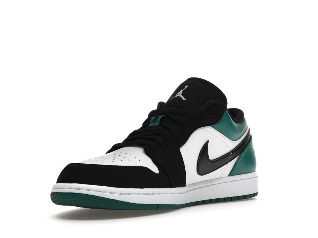 Air Jordan 1 Low White Black Mystic Green (553558-113)