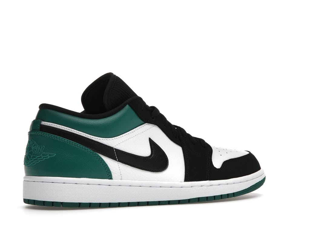 Air Jordan 1 Low White Black Mystic Green (553558-113)
