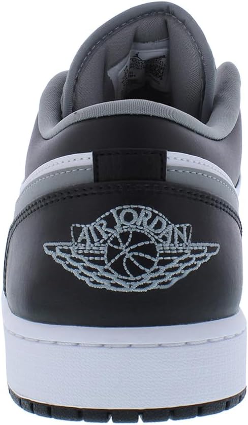 Men's Jordan 1 Low Black/Particle Grey-White (553558 040)
