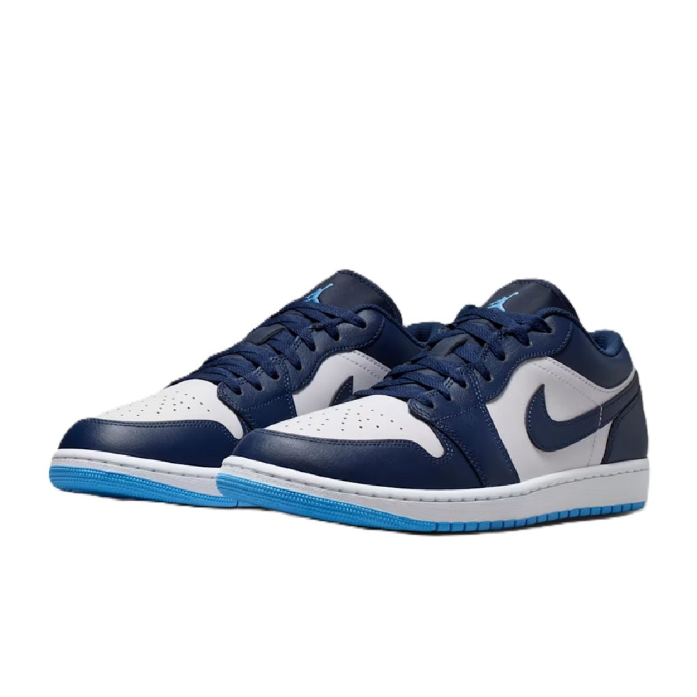 Men's Jordan 1 Low Midnight Navy/University Blue (553558 404)