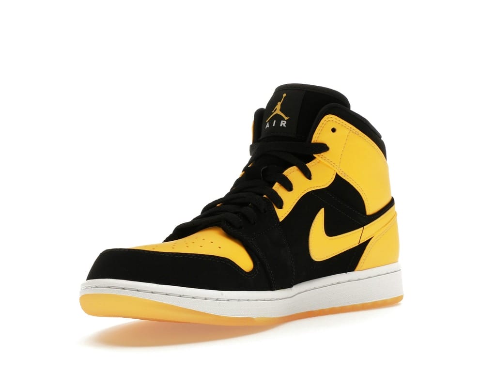 Air Jordan 1 Retro Mid New Love (2017) Black Varsity Maize White 554724-035
