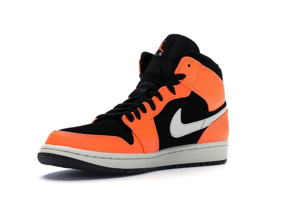 Air Jordan 1 Mid Black Cone Sneakers 554724-062