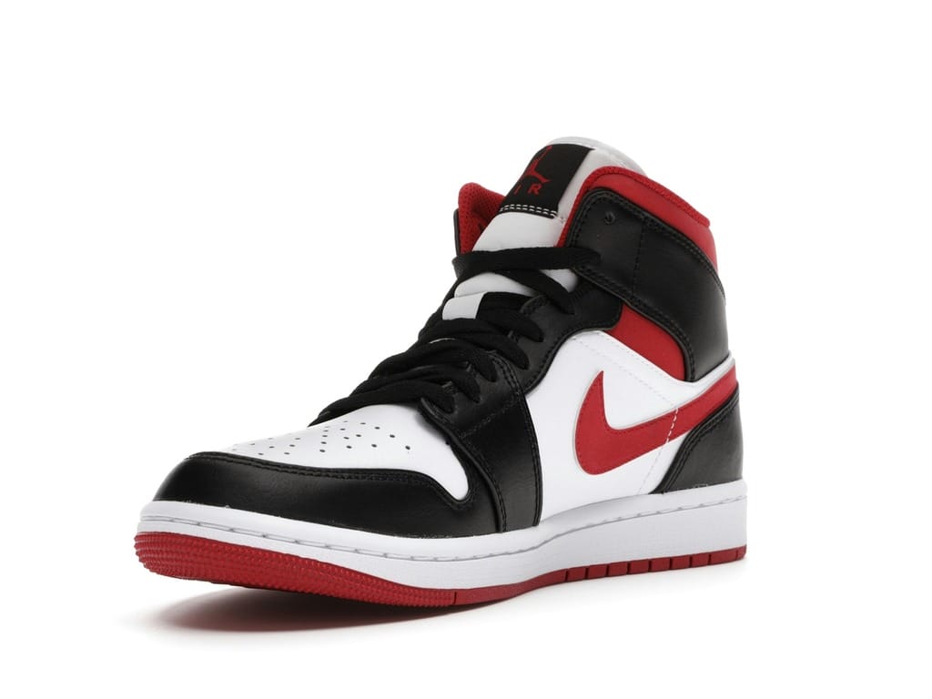 Air Jordan 1 Mid Gym Red Black White 554724-122