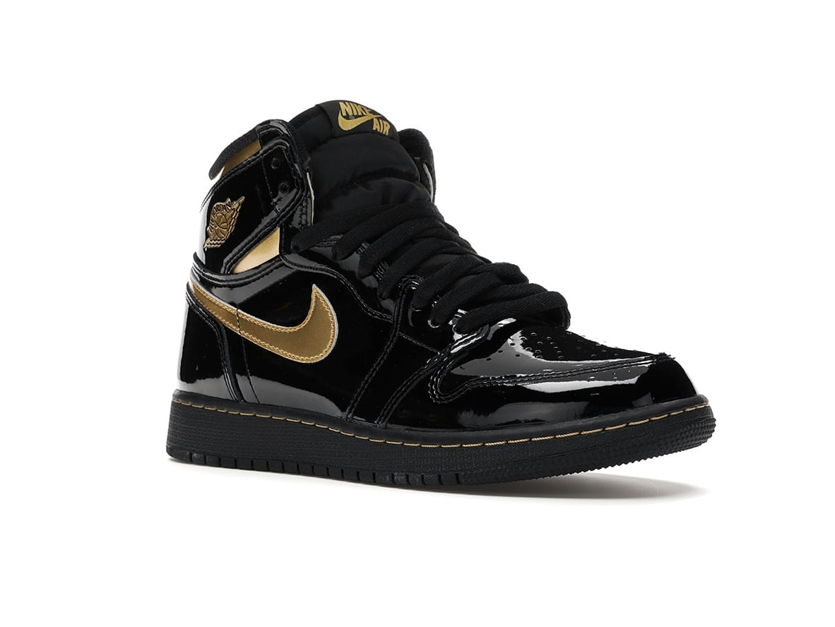 Jordan 1 Retro High Black Metallic Gold (2020) GS