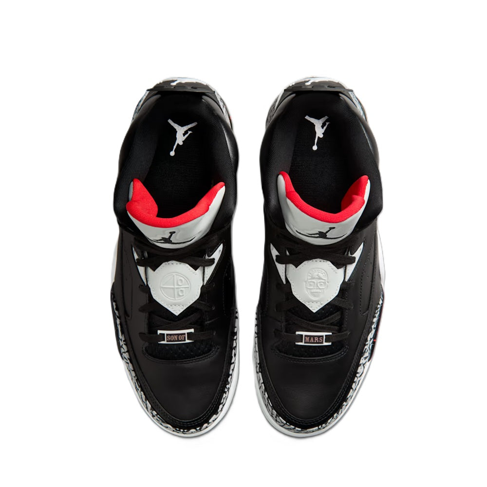 Men's Jordan Son of Mars Low Black/Black-University Red (580603 002)