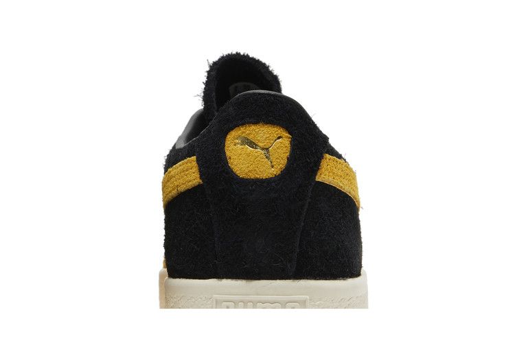 Puma Suede Vintage Black Mustard Seed Hairy Suede