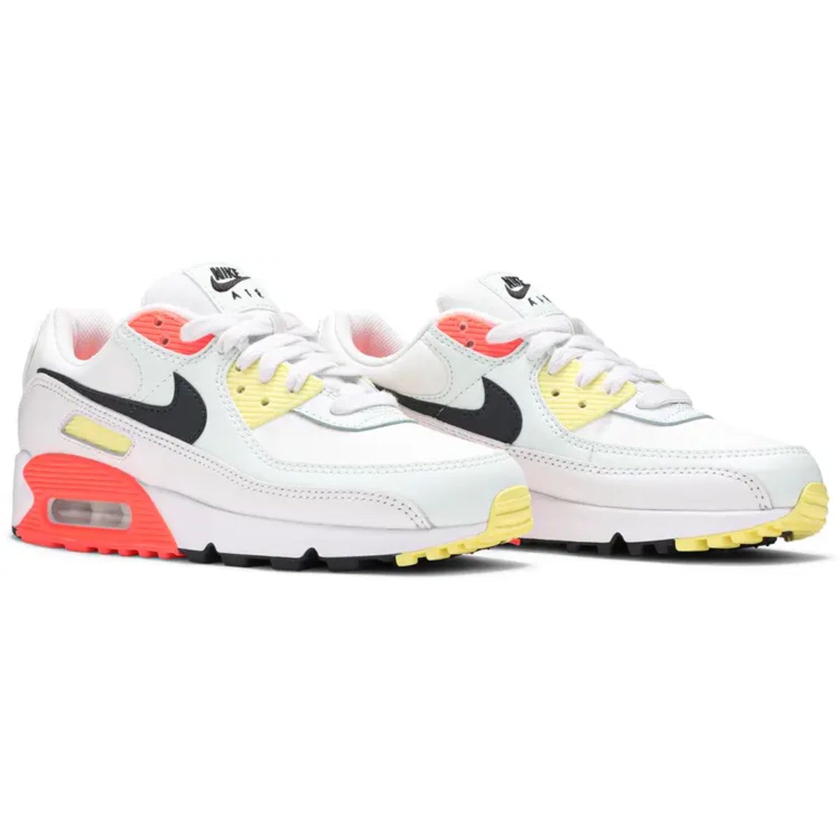 Nike Air Max 90 White Barely Green Bright Mango (W)