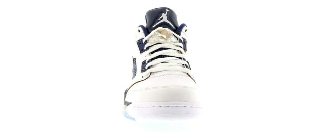 Jordan 5 Retro Low Dunk From Above White Metallic Gold Midnight Navy 819171-135
