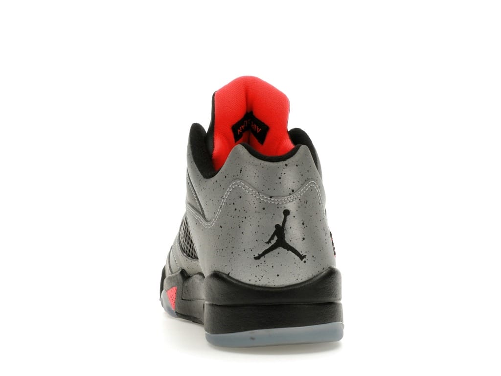 Air Jordan 5 Retro Low Neymar Reflective Silver Sneakers 846315-025