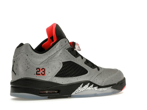 Air Jordan 5 Retro Low Neymar Reflective Silver Sneakers 846315-025