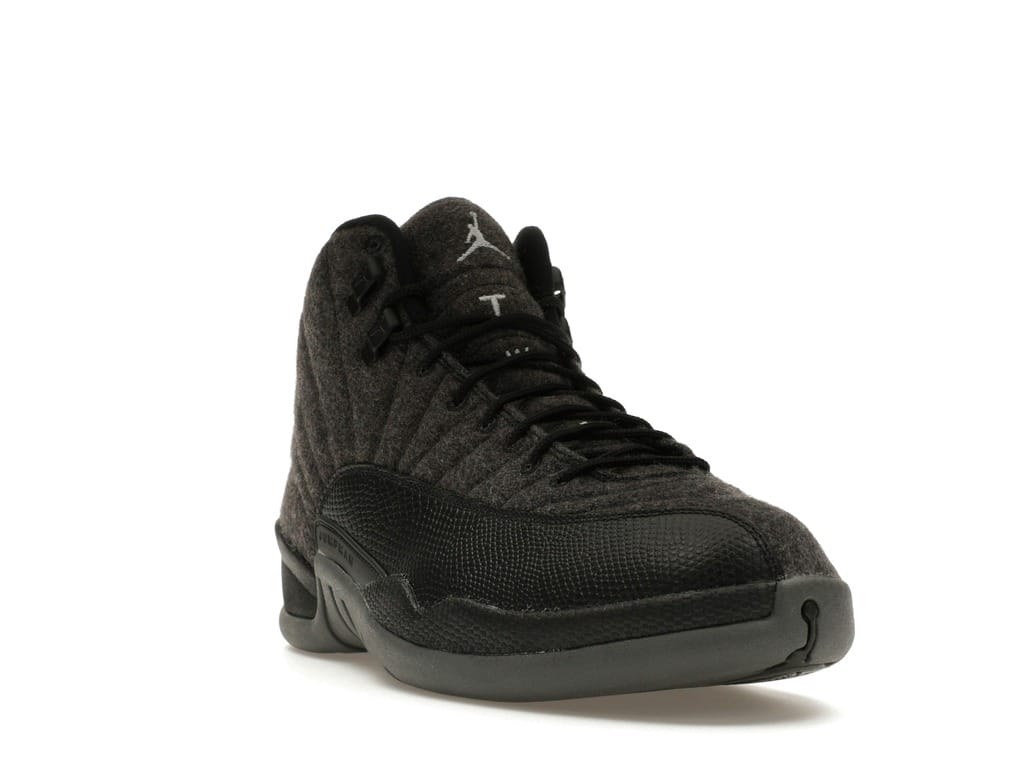 Air Jordan 12 Retro Wool Dark Grey Metallic Silver Black 852627-003