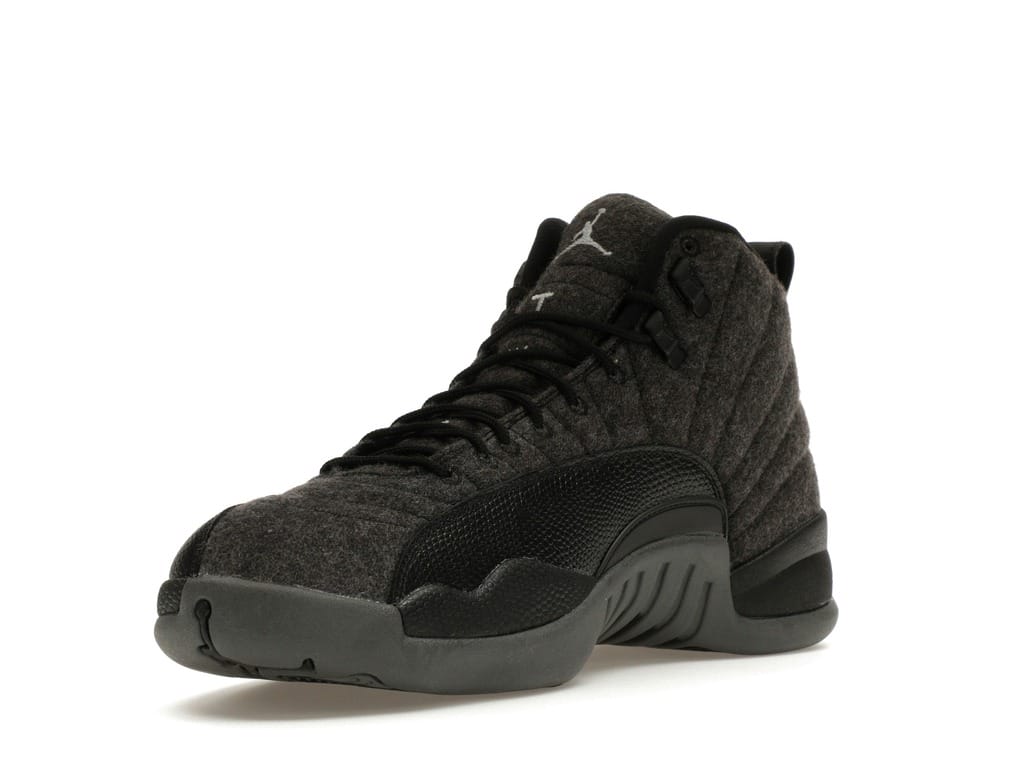 Air Jordan 12 Retro Wool Dark Grey Metallic Silver Black 852627-003