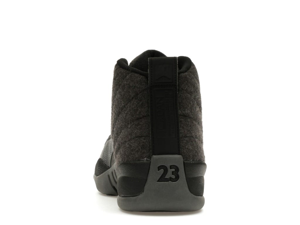 Air Jordan 12 Retro Wool Dark Grey Metallic Silver Black 852627-003