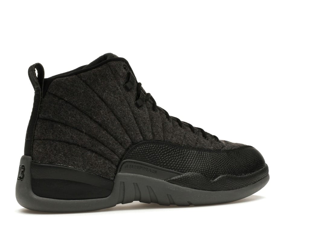Air Jordan 12 Retro Wool Dark Grey Metallic Silver Black 852627-003