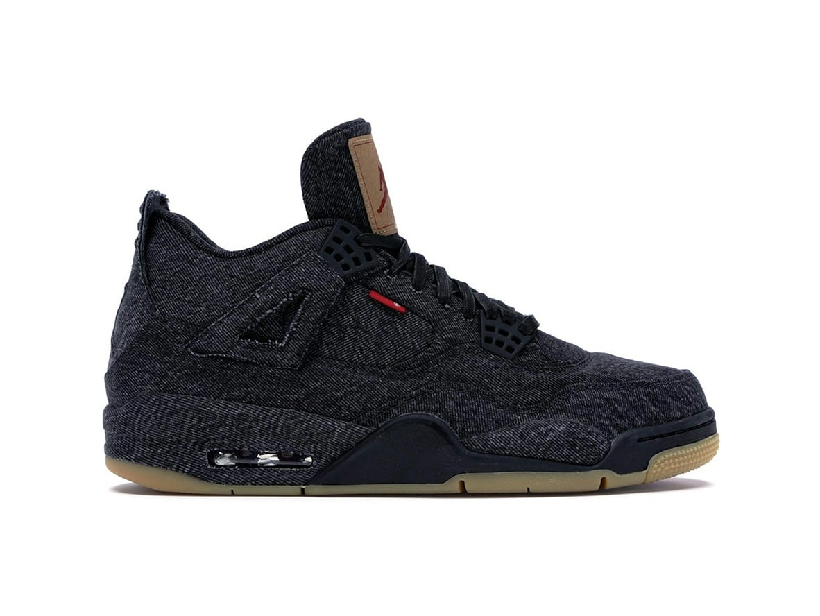 Jordan 4 Retro Levi’s Black (Blank Tag) Sneakers
