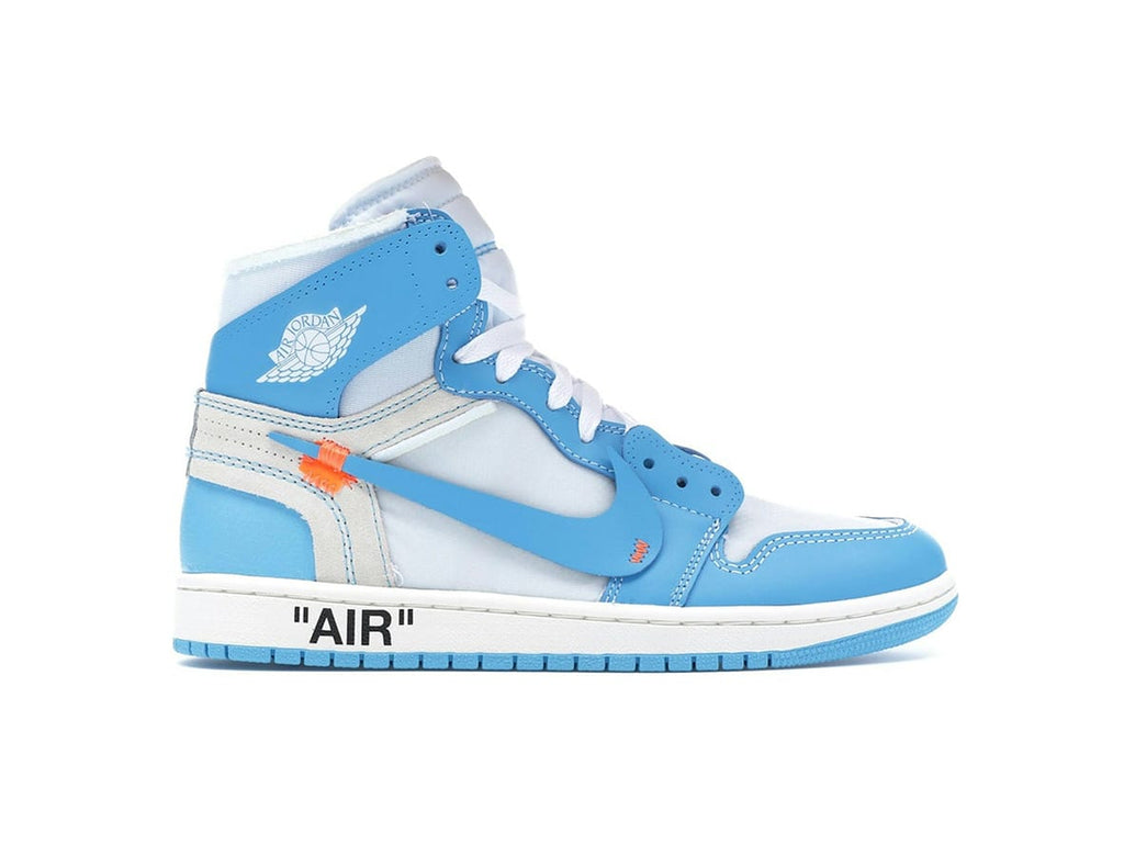 Jordan 1 Retro High Off-White University Blue Sneakers