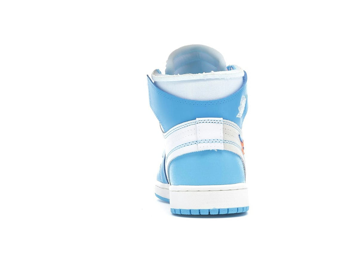 Jordan 1 Retro High Off-White University Blue Sneakers