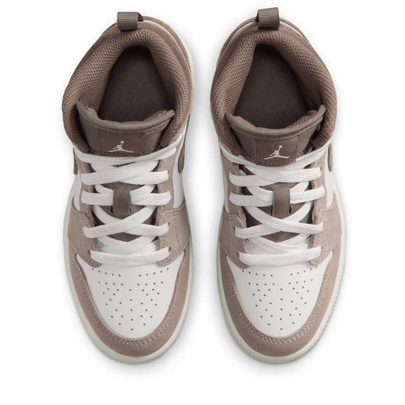 Jordan 1 Mid (PS) - Enigma Stone/Olive Grey
