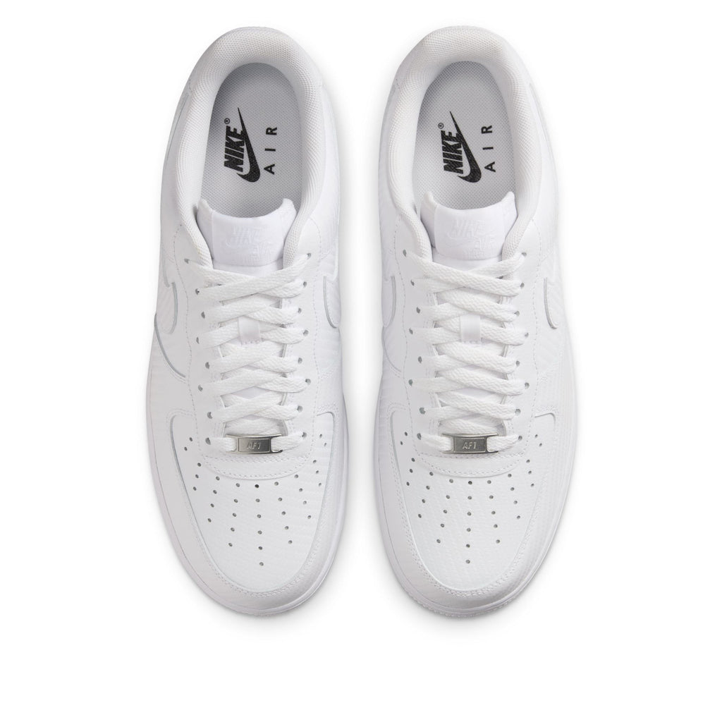 Nike Air Force 1 '07 'Carbon Fiber' - White/White