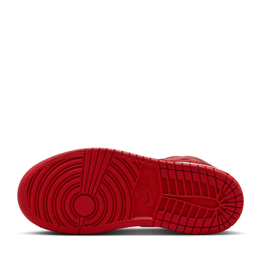 Jordan 1 Mid SE (PS) - Black/Varsity Red